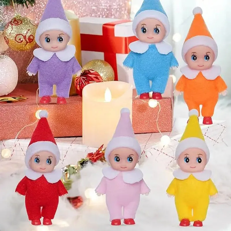 

*Colorful Christmas Baby Elf Doll - Christmas Baby Boy & Girl Little Elf Dolls Xmas Decorations Kids Toys Pregnant Mother’s Gift