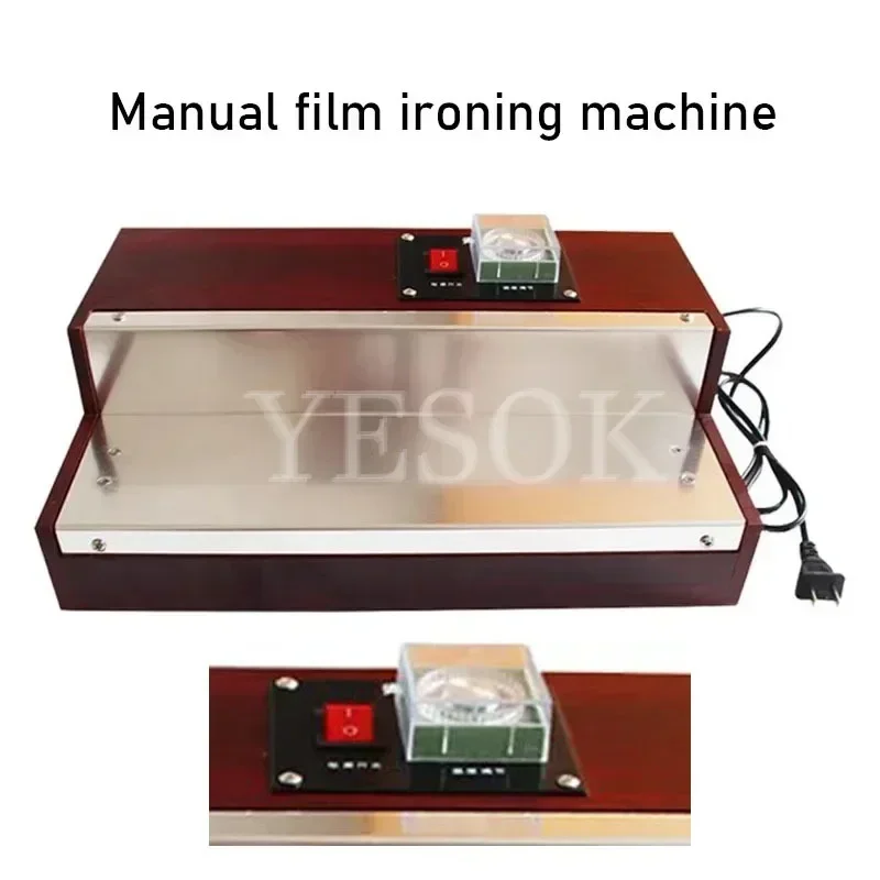 BOPP Manual Hot Film Ironing Sealing Machine Film Heat Shrink Wrapping Machine for Perfume Cigarette Cosmetics Box