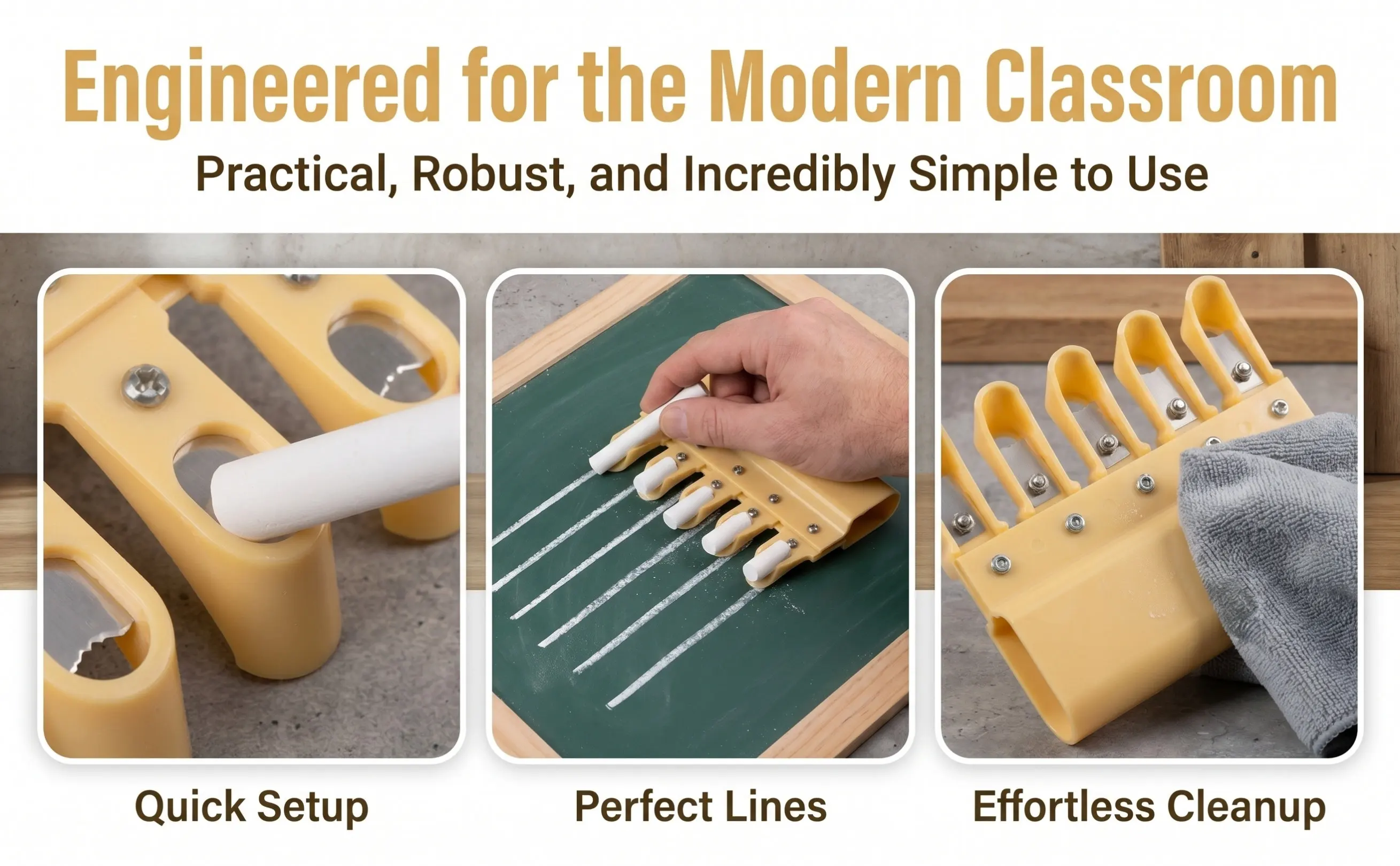 1Pcs Plastic Staff Drawing Tool Yellow Staff Scribe Blackboard Painting Tool Portable Music Teaching Education Supply