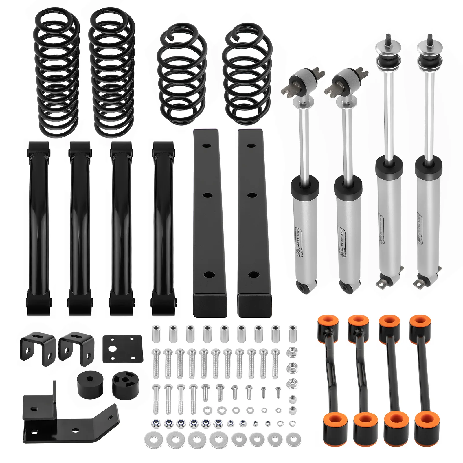 4in Suspension Lift Kit w/ Coil Springs For Jeep Wrangler TJ 4WD 2003-2006