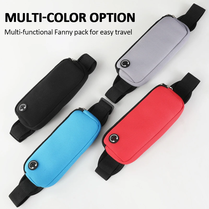 Running Waist Bag for Phone Lightweight Waterproof Adjustable Cycling Belt Pouch Reflective Strip Invisible Sports Fanny Pack image 6