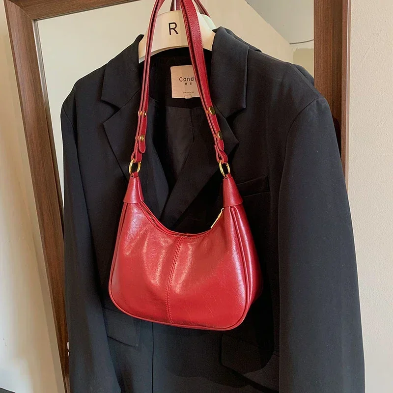 Sacs à main en nylon à fermeture éclair pour femmes, compartiment intérieur solide, type boulette, sacs initiés, haute qualité, mode, 2024