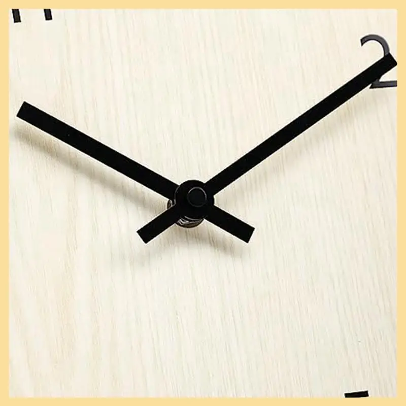 Wall Clock Light Wood Grain Clocks Simple-Design Clock Non Ticking Wall Clocks Decorative For Kitchen