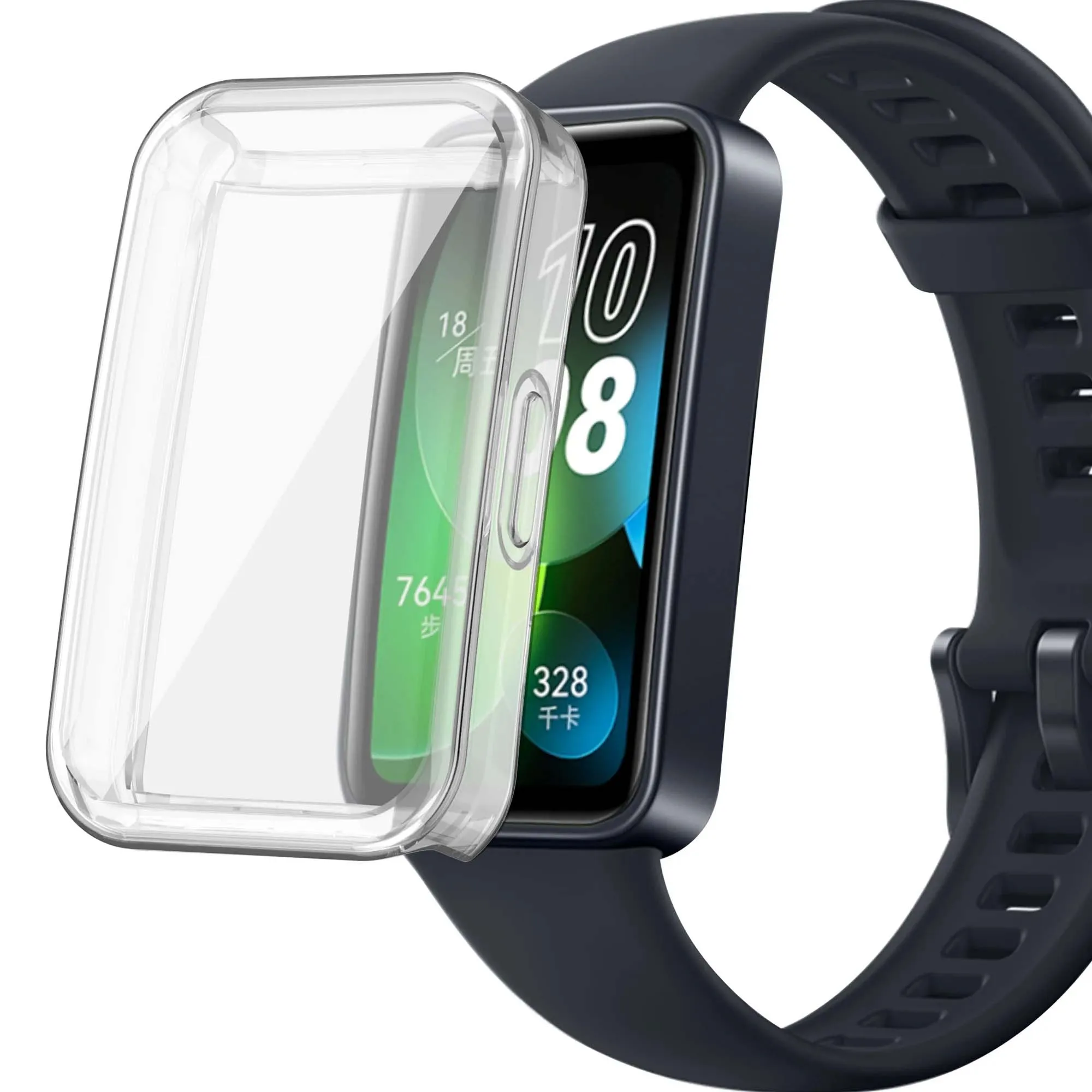 Full Protective Case Cover For Huawei Band 6 7 Smart Screen Protector For Huawei Band7 Honor Band 6 7 Accessories Frame Case TPU