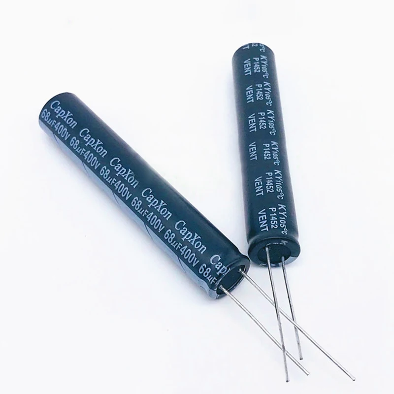 2pcs Electrolytic Capacitor 450v68uf New Original High Frequency Durable Capacitor Specification 13X50MM