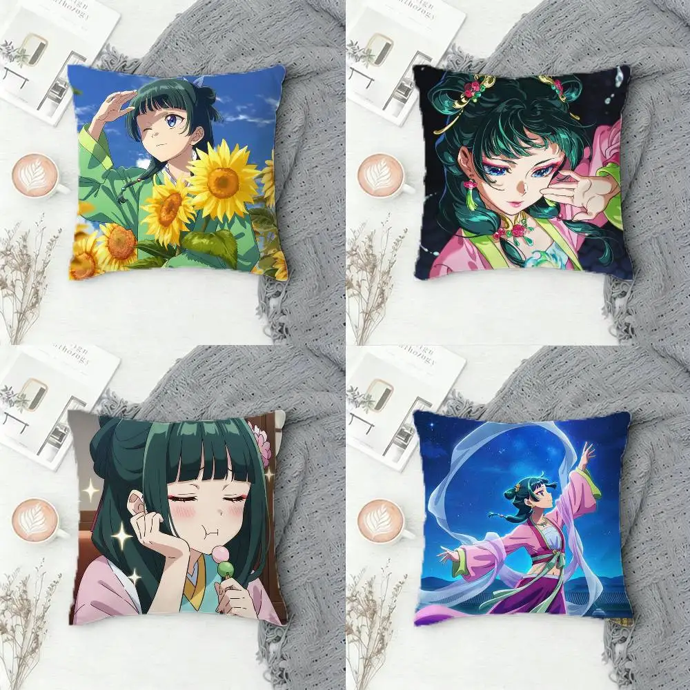 

The Apothecary Diaries Double-sided Printed Square Decorative Cushion Cover for Sofa Living Room Home Decor