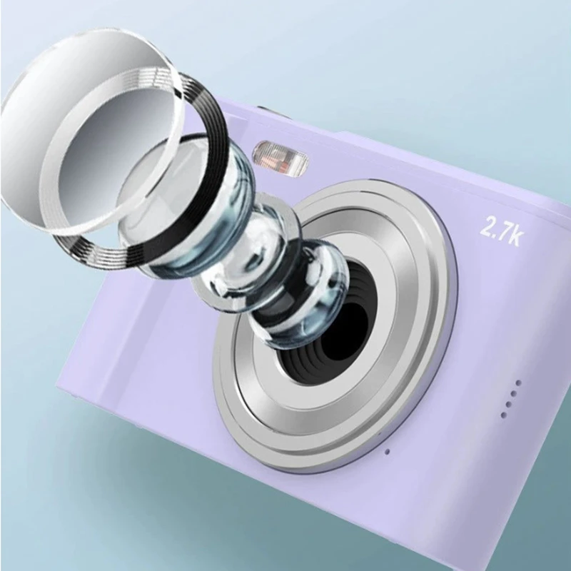 디지털 카메라, 2.7K HD, 48MP, 16X 디지털 줌, 어린이 및 청소년용