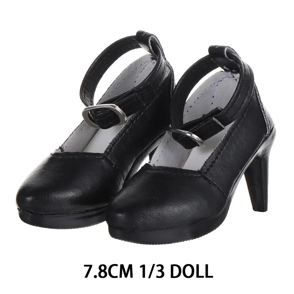 1/3 7.8CM Fashion Doll High Heel Shoes PU Leather Princess Shoes Suitable for 60cm Doll Dress Up Accessories toys Boots Shoes