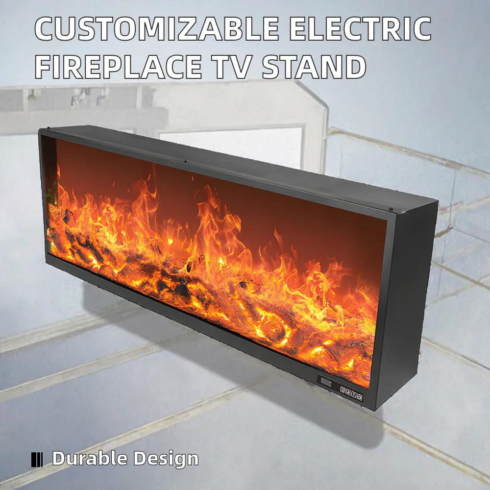 Modern TV Stand Built-in Insert Indoor Hotel Use 36-100