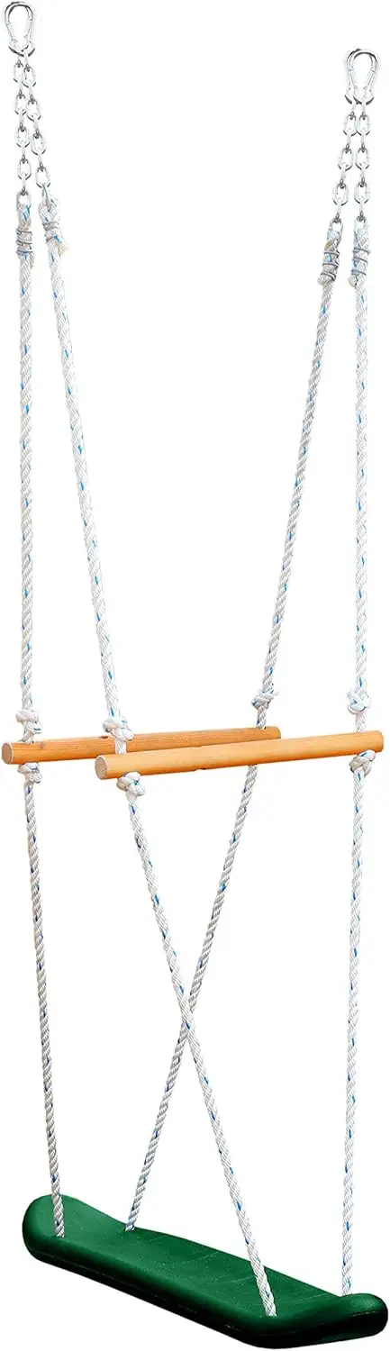 

Outdoor Skateboard Swing for Kids, Green and Black Standing Playground Set