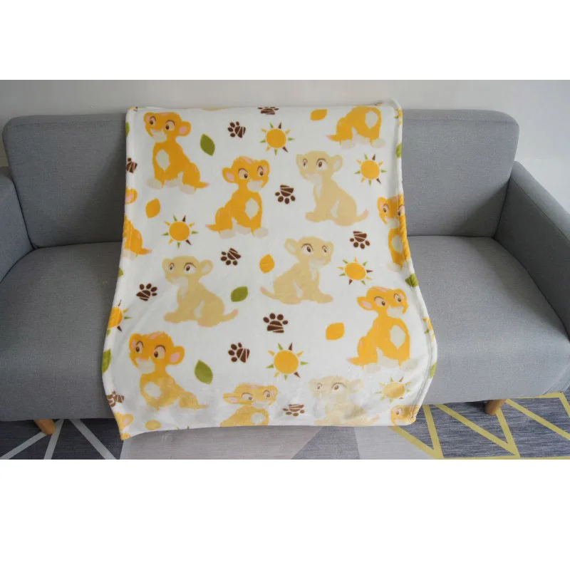 

Disney Cute Simba Lion King Soft Blanket 75x100cm 100x150cm Throw for Baby Girls Boys Pet Bed Sofa Sleeping Cover