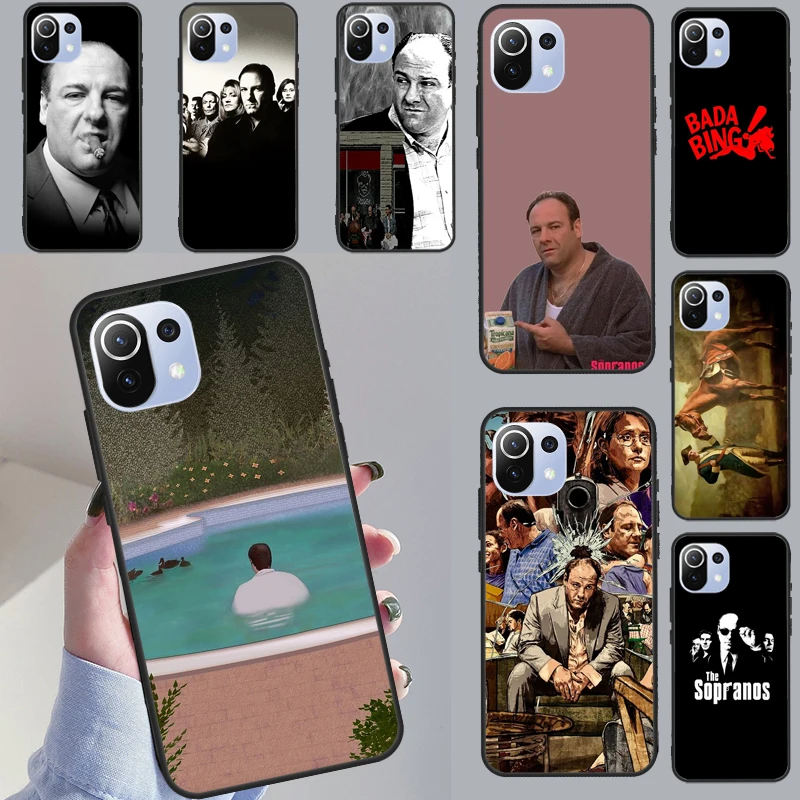 Os sopranos série de tv caso para xiaomi 11t 12t 13 pro 12 lite 12x capa para poco f5 x3 x5 pro m5s x4 f4 gt c40 f3