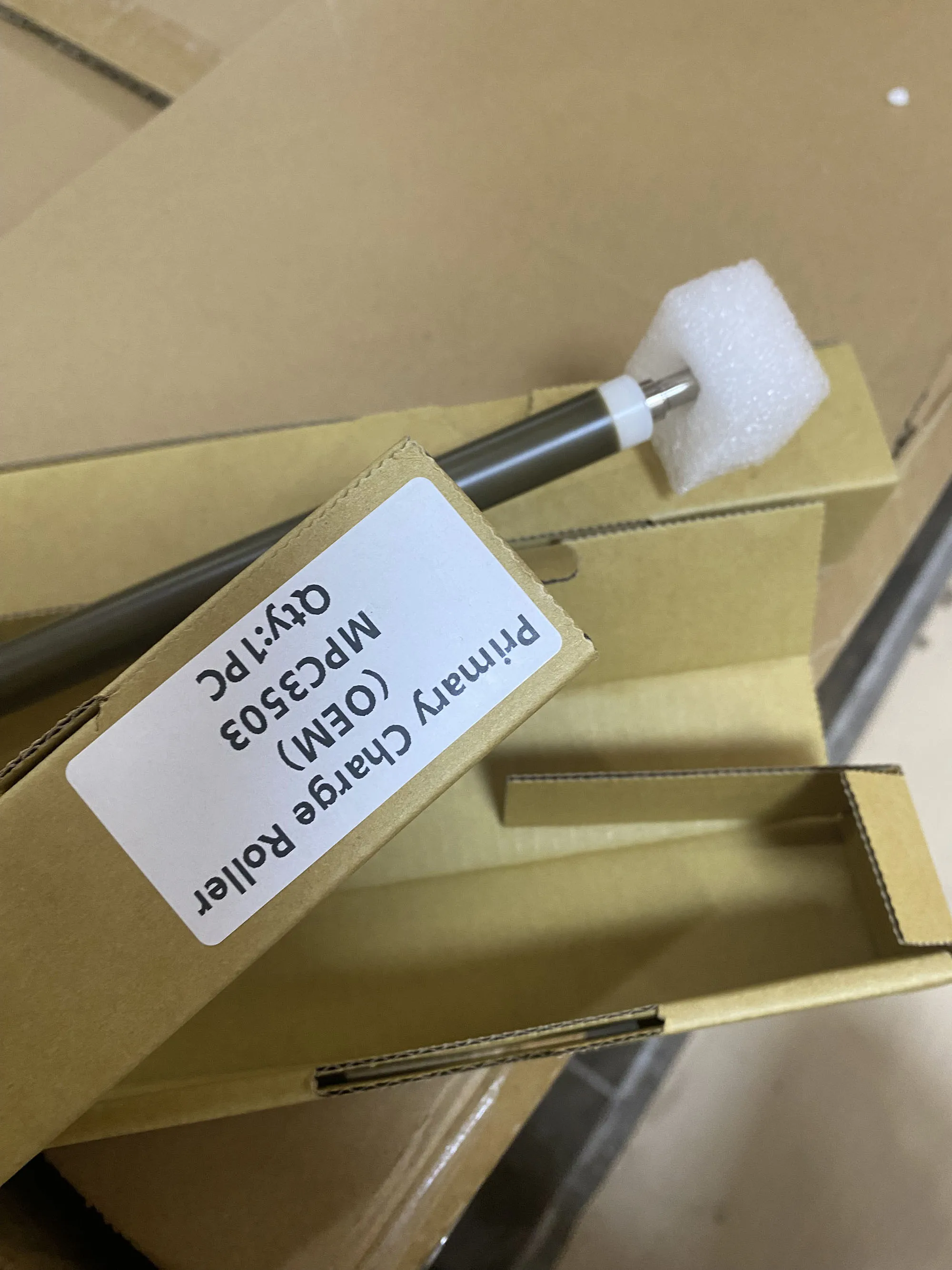 1X OEM Brown Color Primary Charger Roller For Ricoh MPC3003 3503 3004 3504 4503 5503 6003 4504 5504 6004 IMC3000 PCR AD02-7050