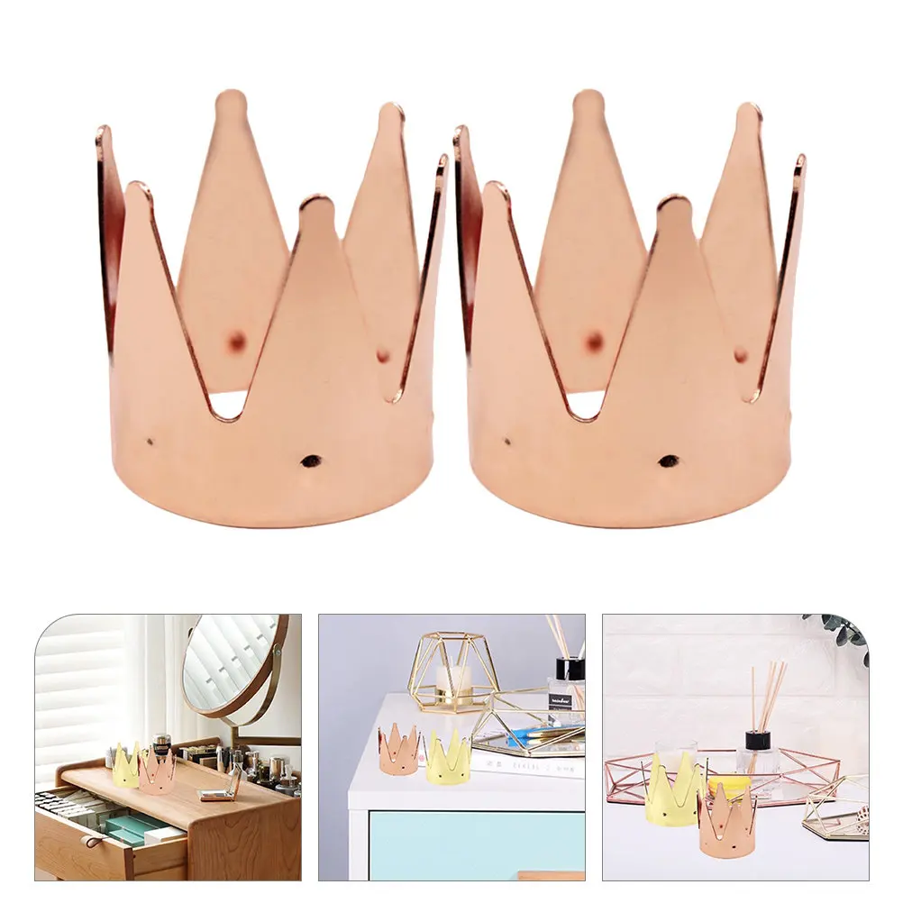 2pcs Makeup Sponge Holder Crown Shaped Storage Rack For Sponge Stand Reusable Beauty Organizer Foundation Egg Holder