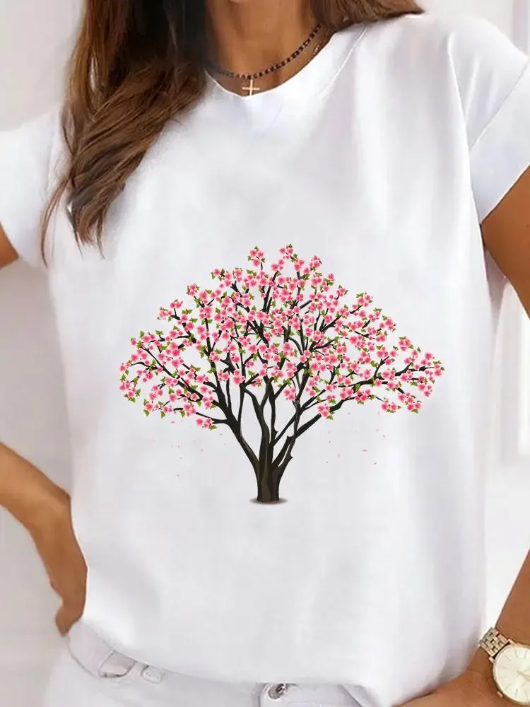 Short Sleeve Graphic Tee Butterfly 90s Cute Style Lovely Clothes Summer Ladies Print T Fashion Women's Clothing Female T-shirts