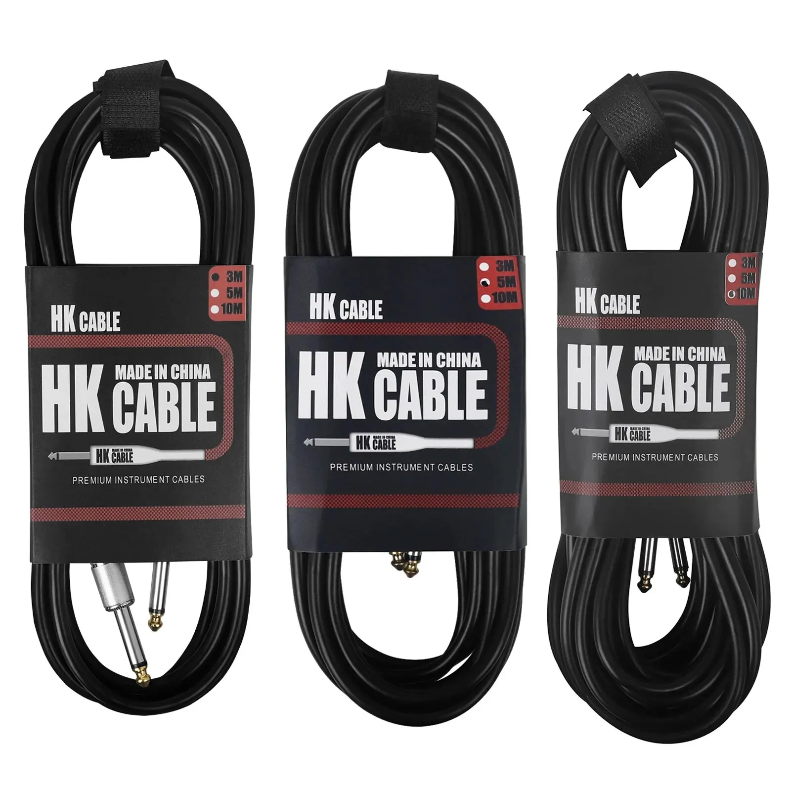 3M/5M/10M Electric Guitar Effects Pedals Connection Cable No Noise Shielded Bass Cable Metal 6.35mm Connector Guitar Accessories