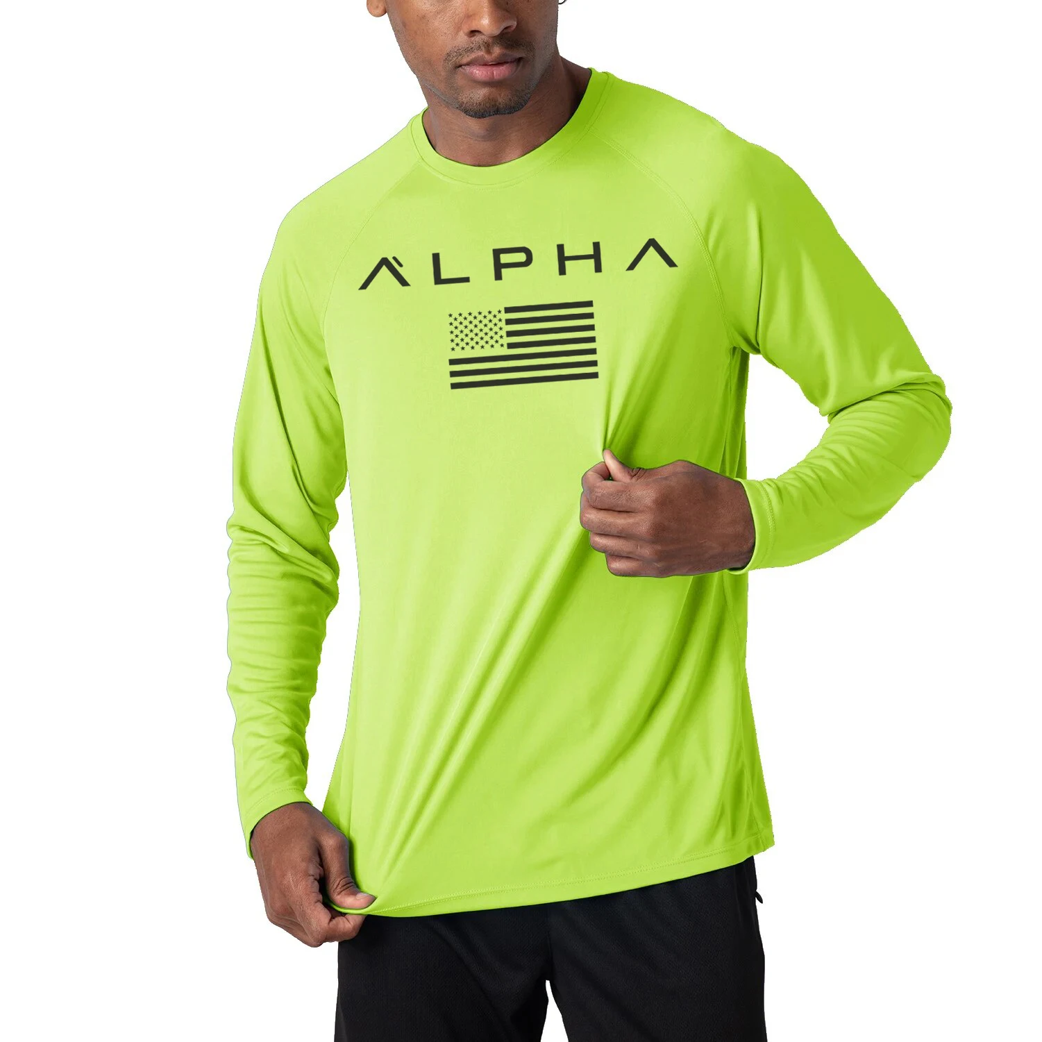 Gym Quick Dry Breathable Fitness T-Shirt Autumn Sports Training Clothing Outdoor Fishing Long Sleeve T Shirt Running Sportswear