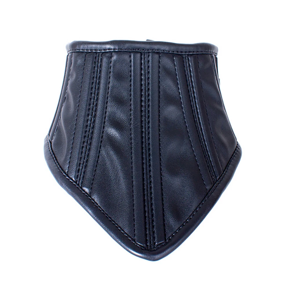 Erotic Black Soft Sponge Padded Inside Leather Chastity Posture Neck Collar For Bdsm Choker Bondage Couples Harness Sex Products - Image 2