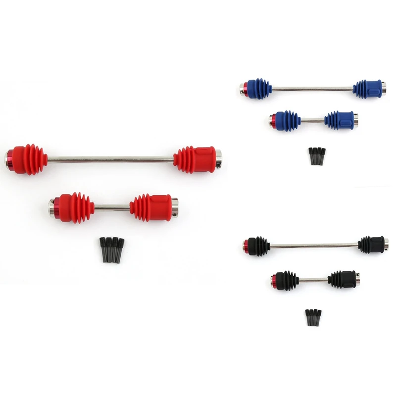 Metal Steel Center Driveshafts CVD 5151R With Dust Boots For 1/10 Traxxas E-Maxx Emaxx Accessories Kit 2