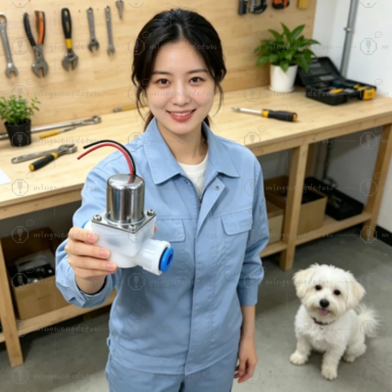 G1/4 Inch Quick Connector Diaphragm Pulse Solenoid Valve Touch Control Intelligent Water Saving Control Valve