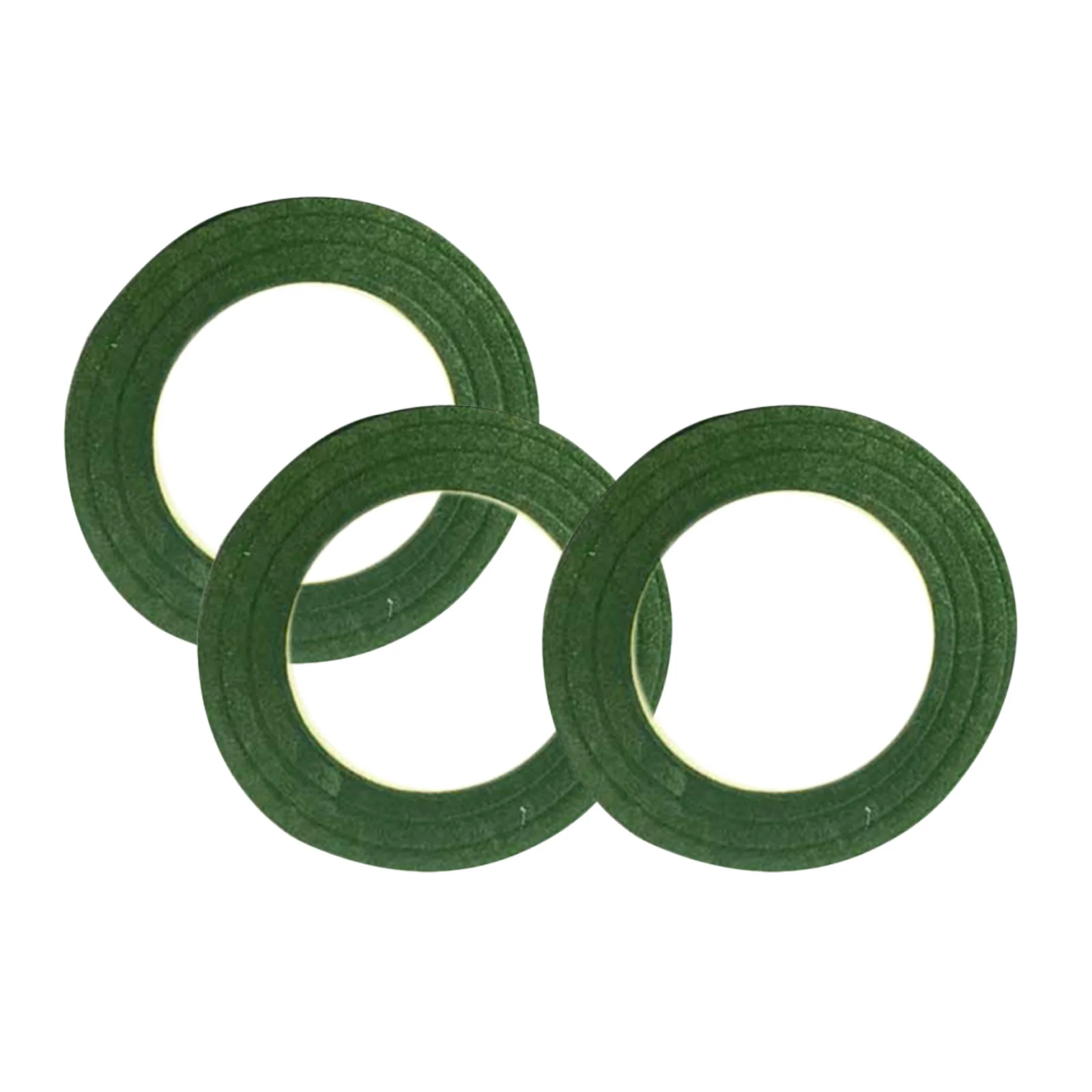 3 لفات شريط زهور خضراء شريط لف جذع الزهور DIY بها بنفسك باقة الزفاف تشكيلة زهور تغليف الهدايا سجل القصاصات الحرفية #5