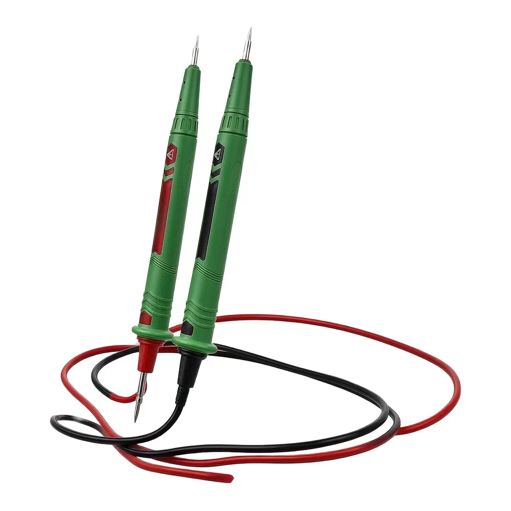 MT02 Multimeter Test Probe Set Fine Nickel Plated Tips For Digital Tester Mobile Phone PCB Repair Tools Green