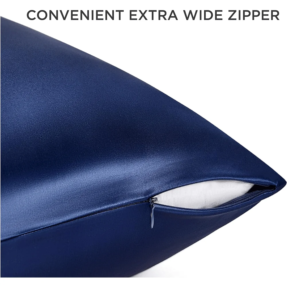 16MM 100% Two Sides Pure Real Natural Mulberry Silk Pillowcase Luxury High Quality Silk Pillow Case with Hidden Zipper OEKO-TEX