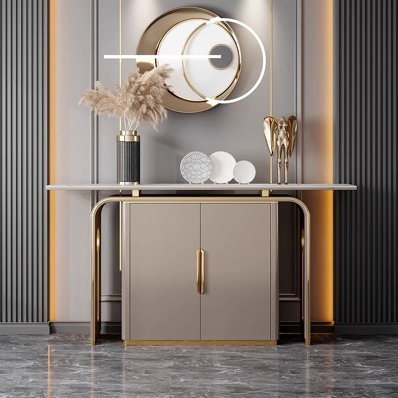 

Metal Gold Living Room Cabinets Luxury Modern French Narrow Living Room Cabinets Space Saving Meuble Rangement Furniture Home