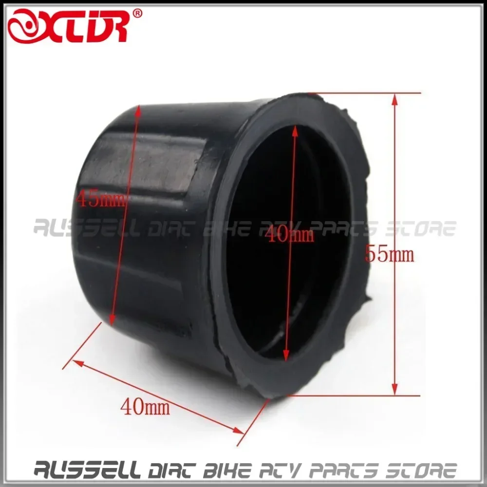 Rubber Dust Decorative Cap Cover Black Rim Wheel 110cc 125cc 250cc 300cc ATV Quad Go Kart Accessories X4