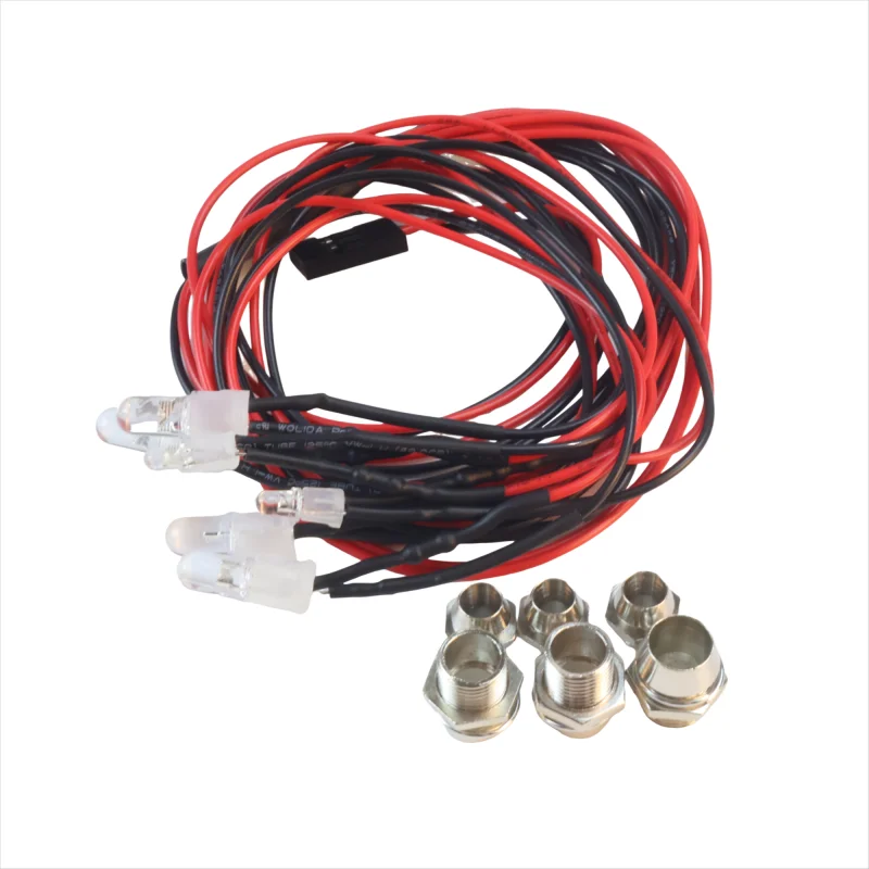 نوع جديد 2/4/6/أضواء 70 سنتيمتر طول RC LED المصابيح الأمامية الليلية سطوع عالية انخفاض استهلاك الطاقة مناسبة لسيارة RC/الانجراف الزاحف #3