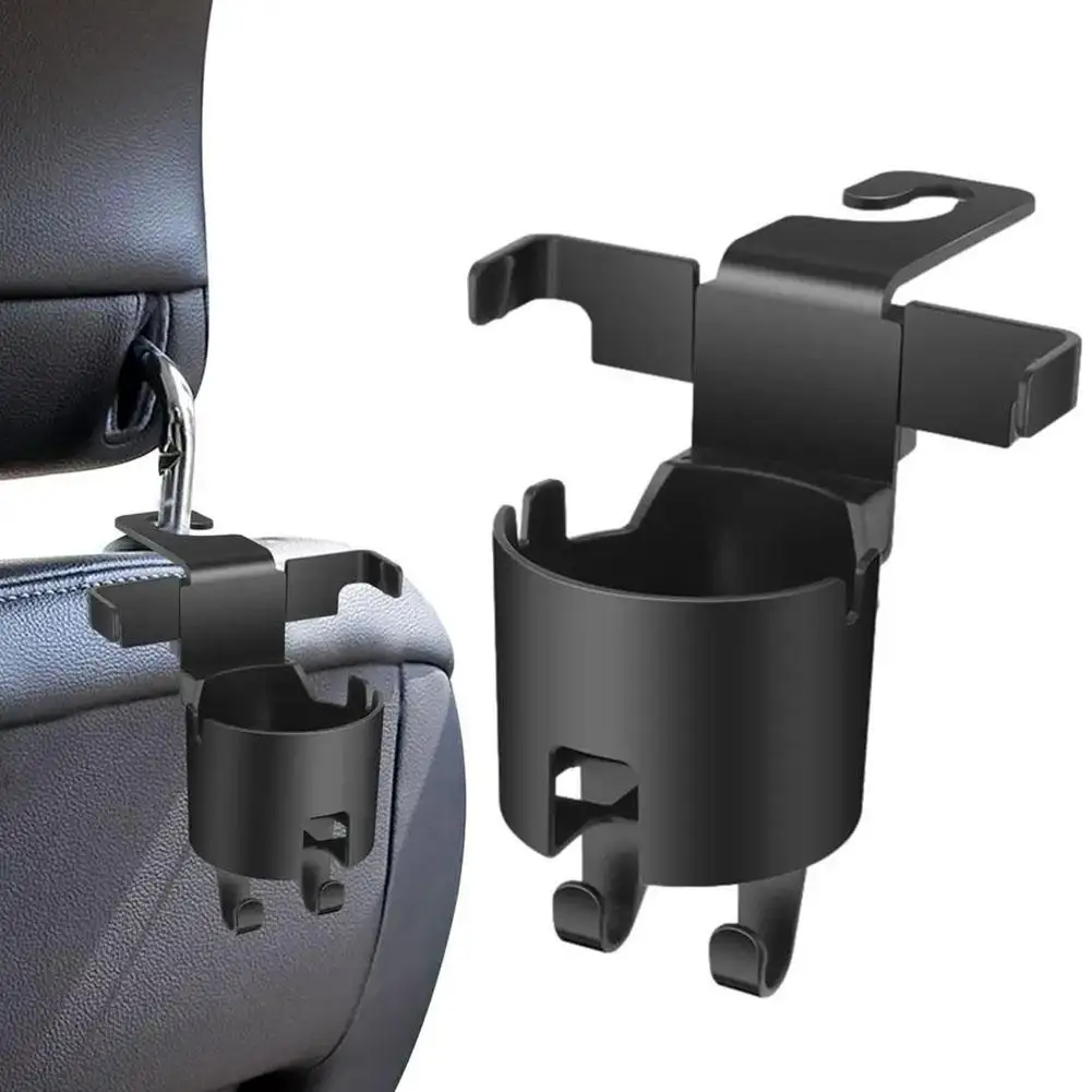 Universal Headrest Cup Holder For Back Seat Car Seat Headrest Hook Multipurpose Keep Your Car Interior Tidy Car Accessories R1U7