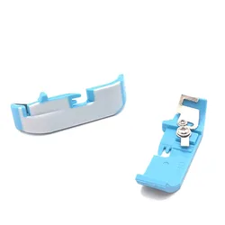 JACK Presser Foot Rubber Teflon Leather Four-line Plastic Presser Foot Sticker High Quality Overlock Industrial Sewing Machine