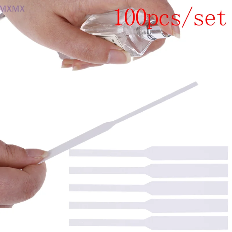 100Pcs 137*7/130*12mm Fragrance Perfume Test Papers Aromatherapy Essential Oils Testing Strips