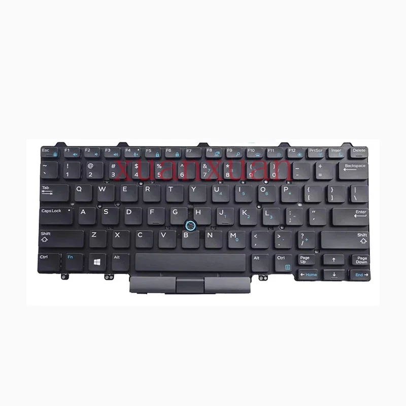 New keyboard backlit with joystick  FOR Dell P72G 3340 3350 5490 5480 E3340 E5450 E7450 E5470 E7470