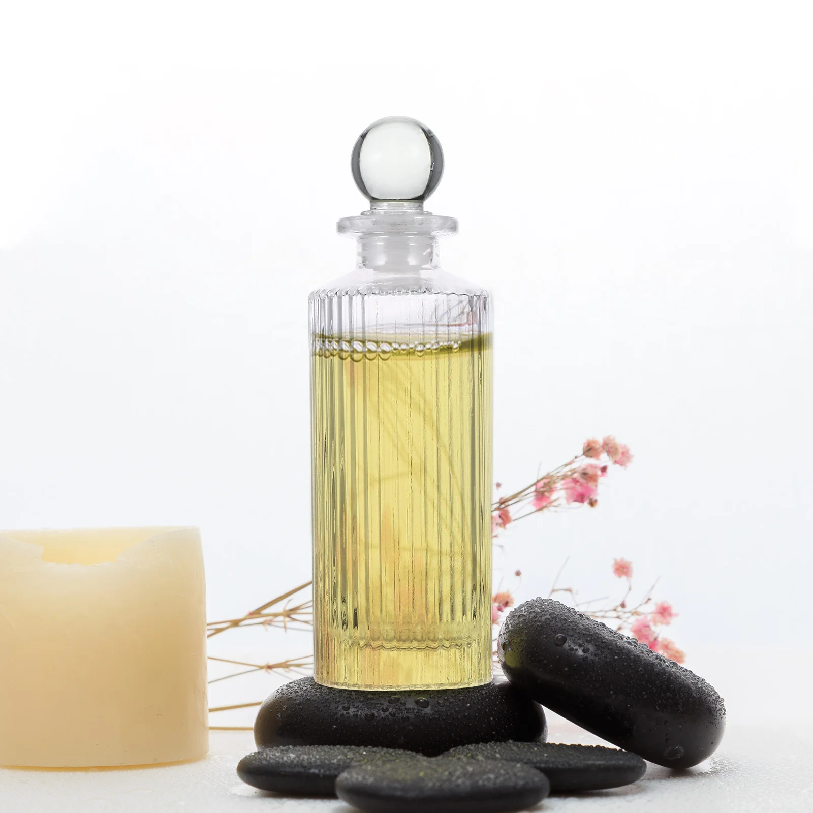 

1Set 150Ml Fragrance Diffuser Glass Container Sturdy DIY Aromatherapy Bottle for Bathroom Party Wedding Use Glass Bottles