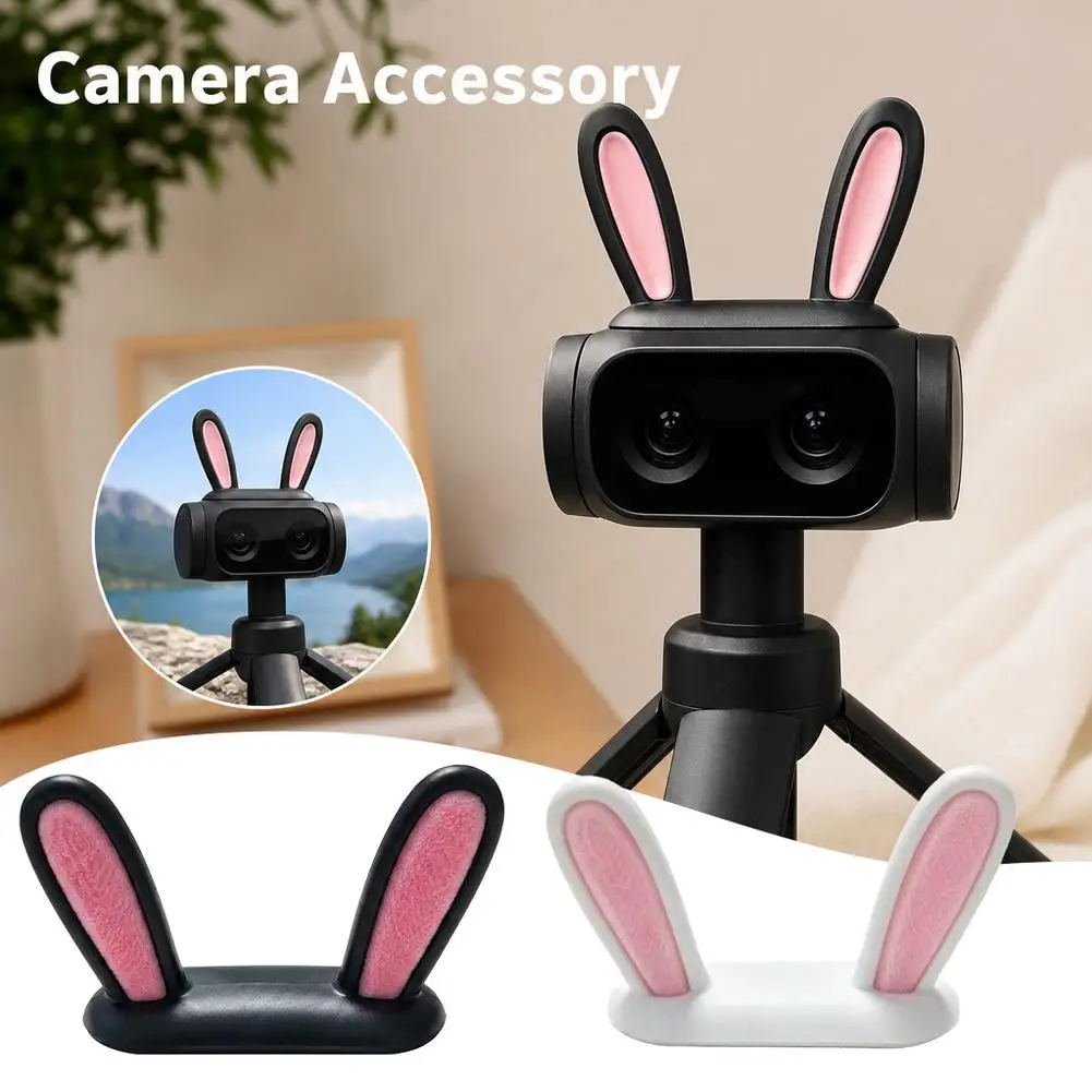 Bunny Ear Decoration for Insta360 Luna Ultra Cute Camera Accessory for Cosplay Vlog
