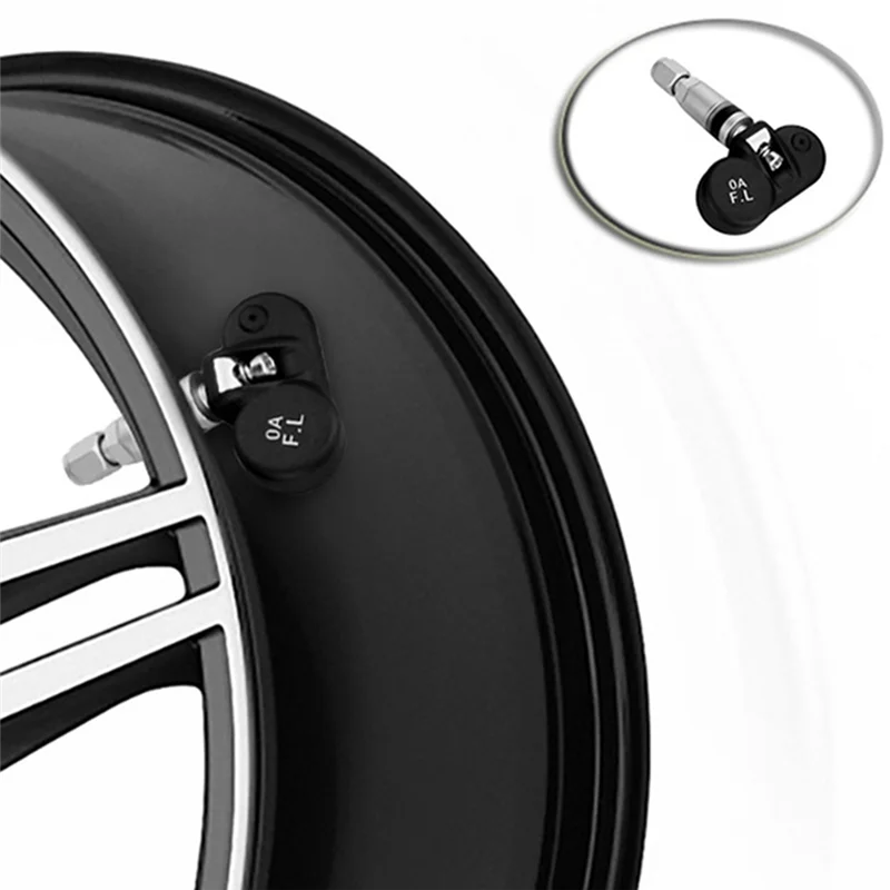 A30F-TPMS شاحن سيارة Tpms الاستشعار نظام مراقبة ضغط الإطارات السيارات الإطارات ضغط الهواء إنذار الأمن 4 أجهزة الاستشعار