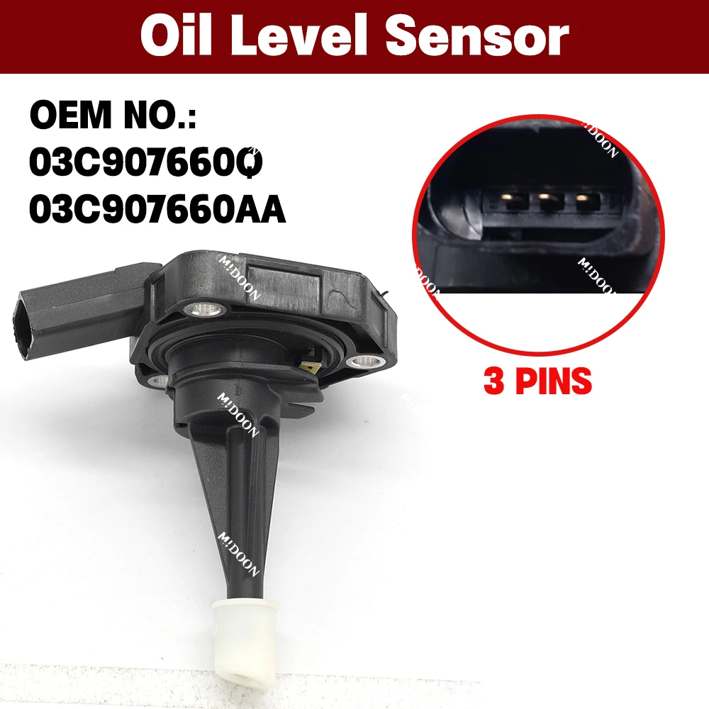 

Engine Oil Level Sensor 03C907660Q,03C907660AA For AUDI A4/S4 B8,A5 2008-2017,A6 C7,A8L D4,Q5 2008-2017,Q7 3.0 TDI 2007-2015