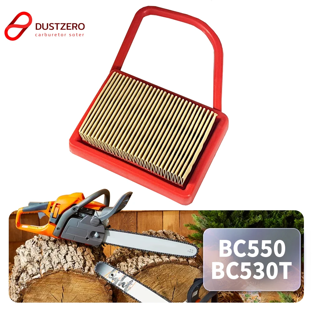 Air Filter 61400075R for Oleo-Mac BC530T BC550 & Efco DSF5300 Trimmers OEM Quality Replacement Element Parts