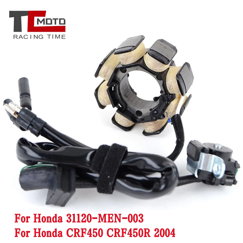 

Motorcycle Ignition Magneto Stator Coil for Honda CRF450 CRF450R 2004 31120-MEN-003 Engine Generator Coil CRF 450 R CRF 450R