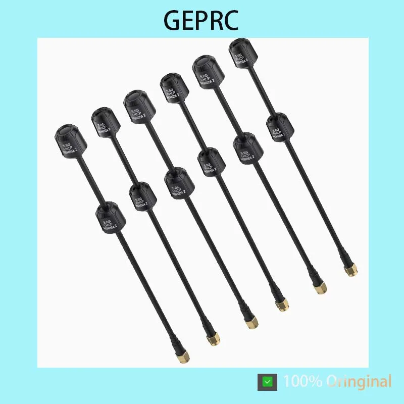 GEPRC Momoda2 5.8G Antenna SMA Connector 5.65GHz Dual Core RF Low VSWR For FPV Drone Quadcopter Freestyle