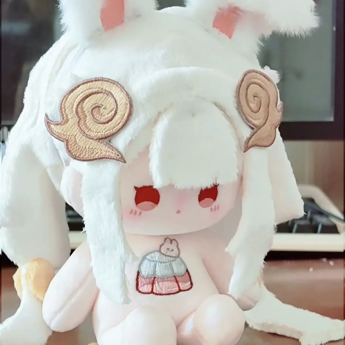 

Honor of Kings GongSun Li / Qixue Lingzhu 20cm Cotton Doll Cute Dress Up Plush Toys for Adults and Children to Collect as Gifts