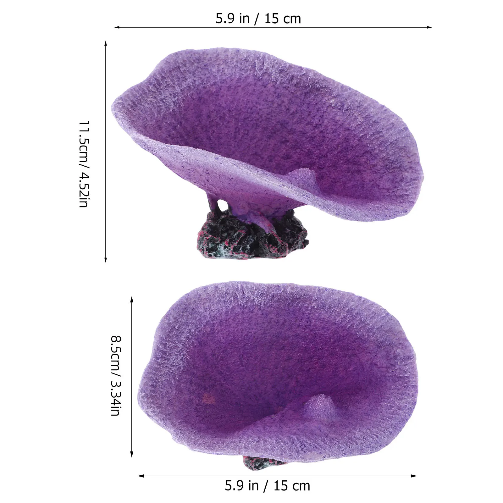 

Artificial Coral Aquarium Decoration Realistic Simulation Coral Ornament Fish Tank Decor Enhances Aquatic Environment