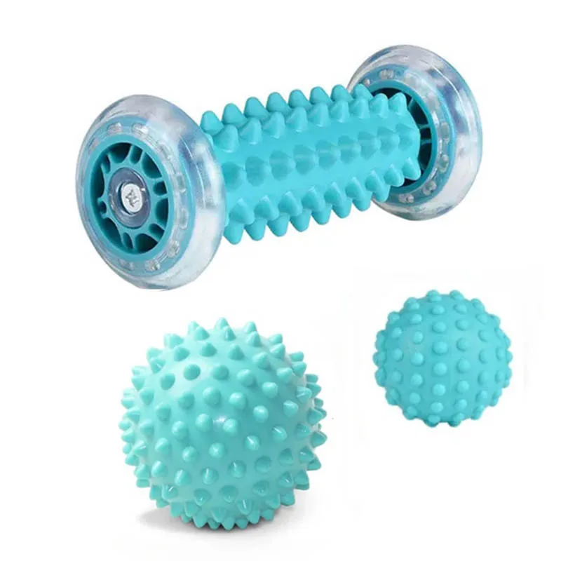 Fußmassageroller, Massageball, manueller Massageroller für Plantarfasziitis, Rücken-, Bein- und Armmassage, Gesundheitspflege