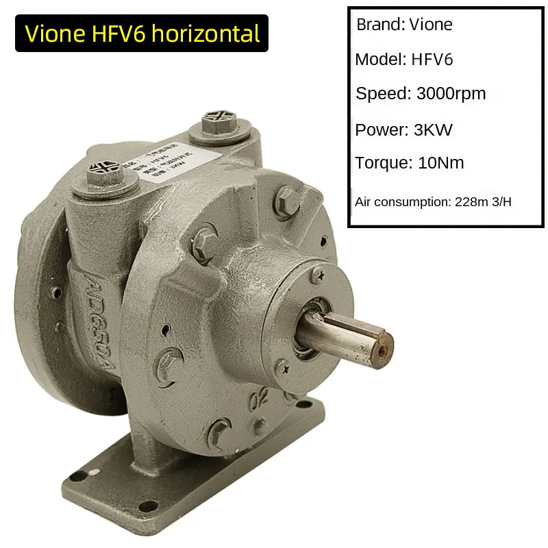 Air Operate Motor HFV6 HFV8 Vane Pneumatic Motor Industry With Gear Small Size And Large Horsepower Air Motor