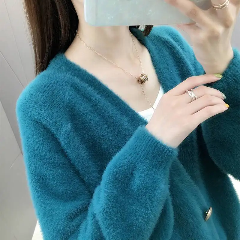 Sweater Cardigan Women Oversized Loose Coats Autumn Winter Sweet Jacket Korean Fashion College Style Cardigans Female Suéteres