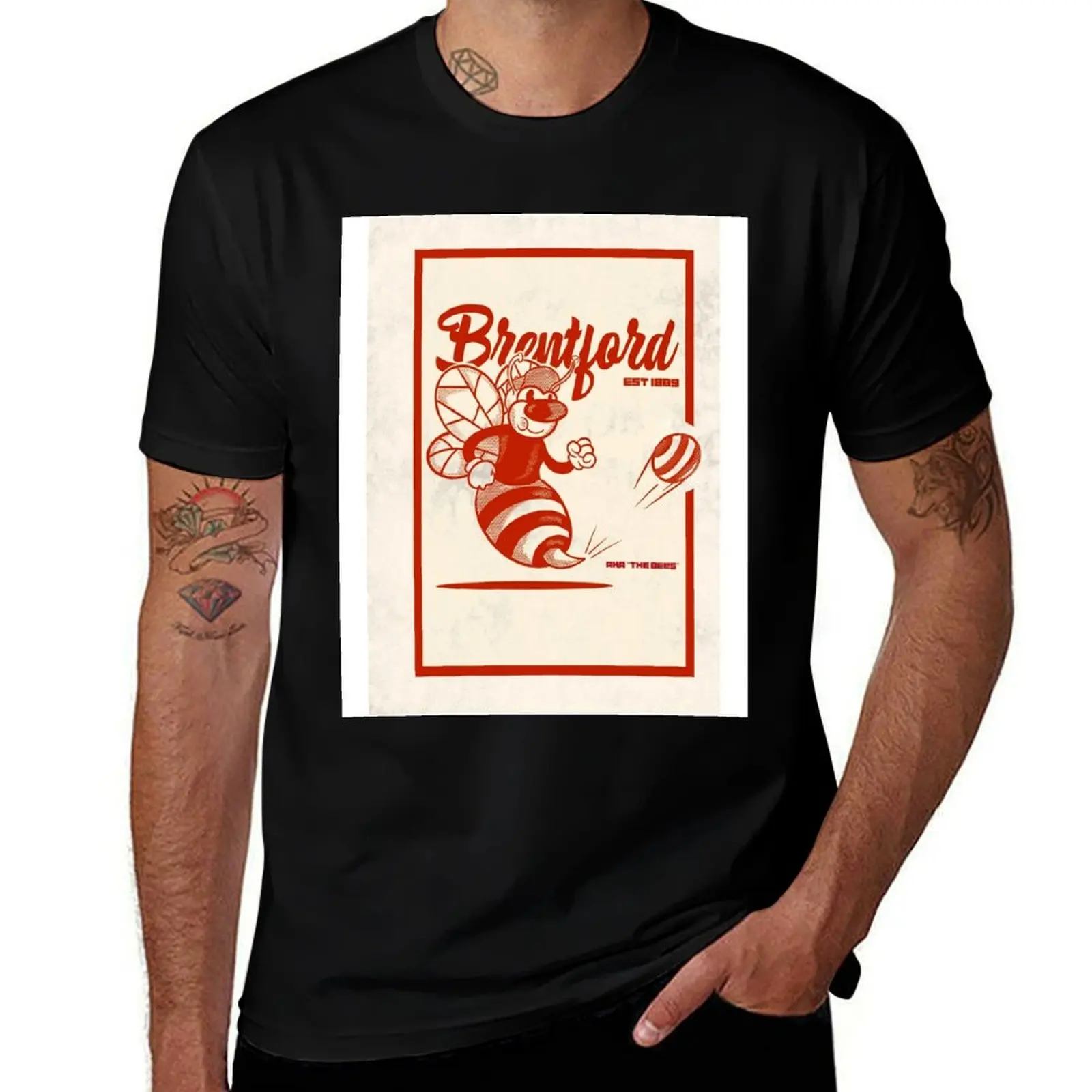

The Bees of Brentford T-Shirt Anime t-shirt oversized graphic tee blacks Funny t-shirts cotton t shirt men
