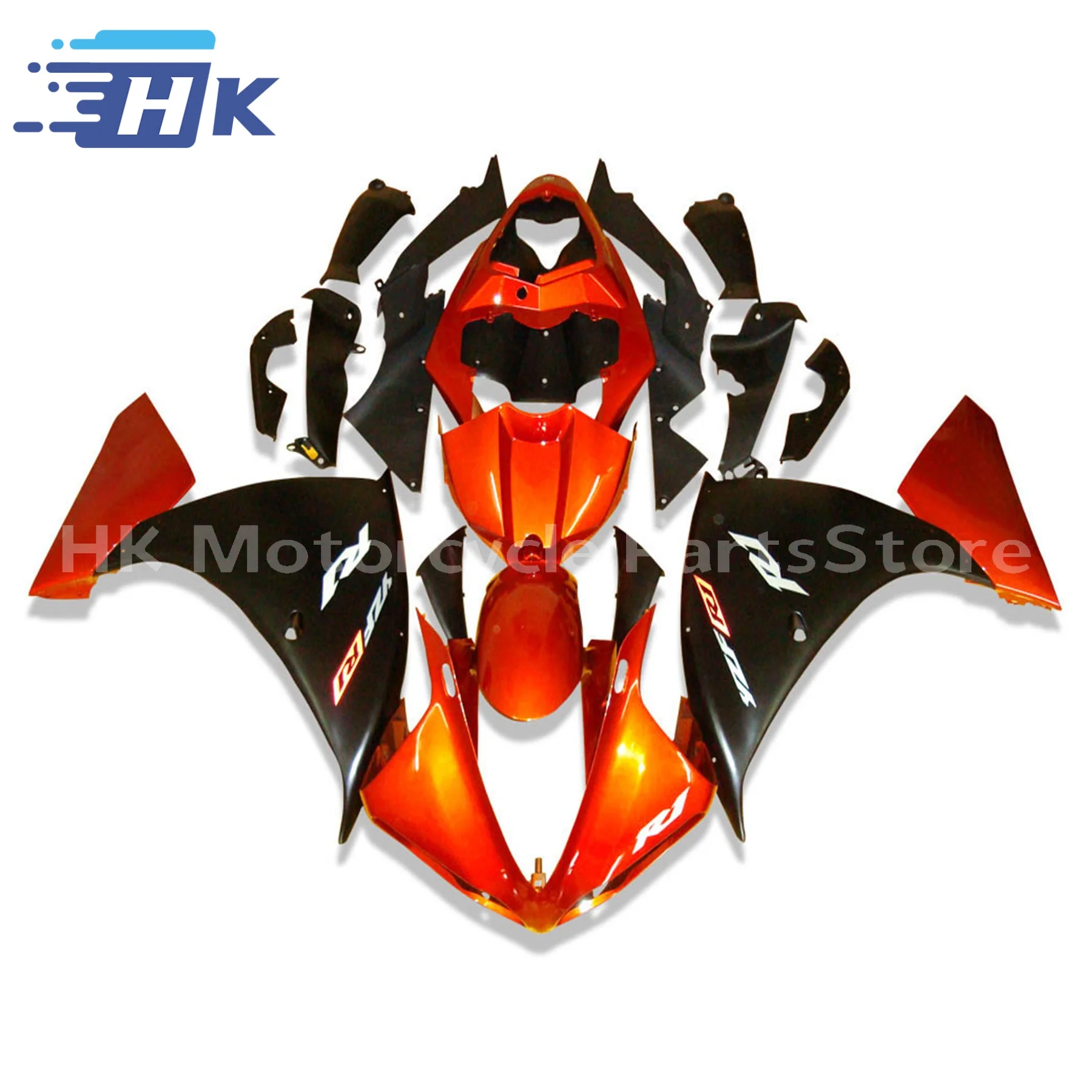 

Для Yamaha YZF 1000 YZF 1000 YZF R1 YZFR1 2009 2010 2011 2012, компоненты обтекателя кузова, литье под давлением ABS
