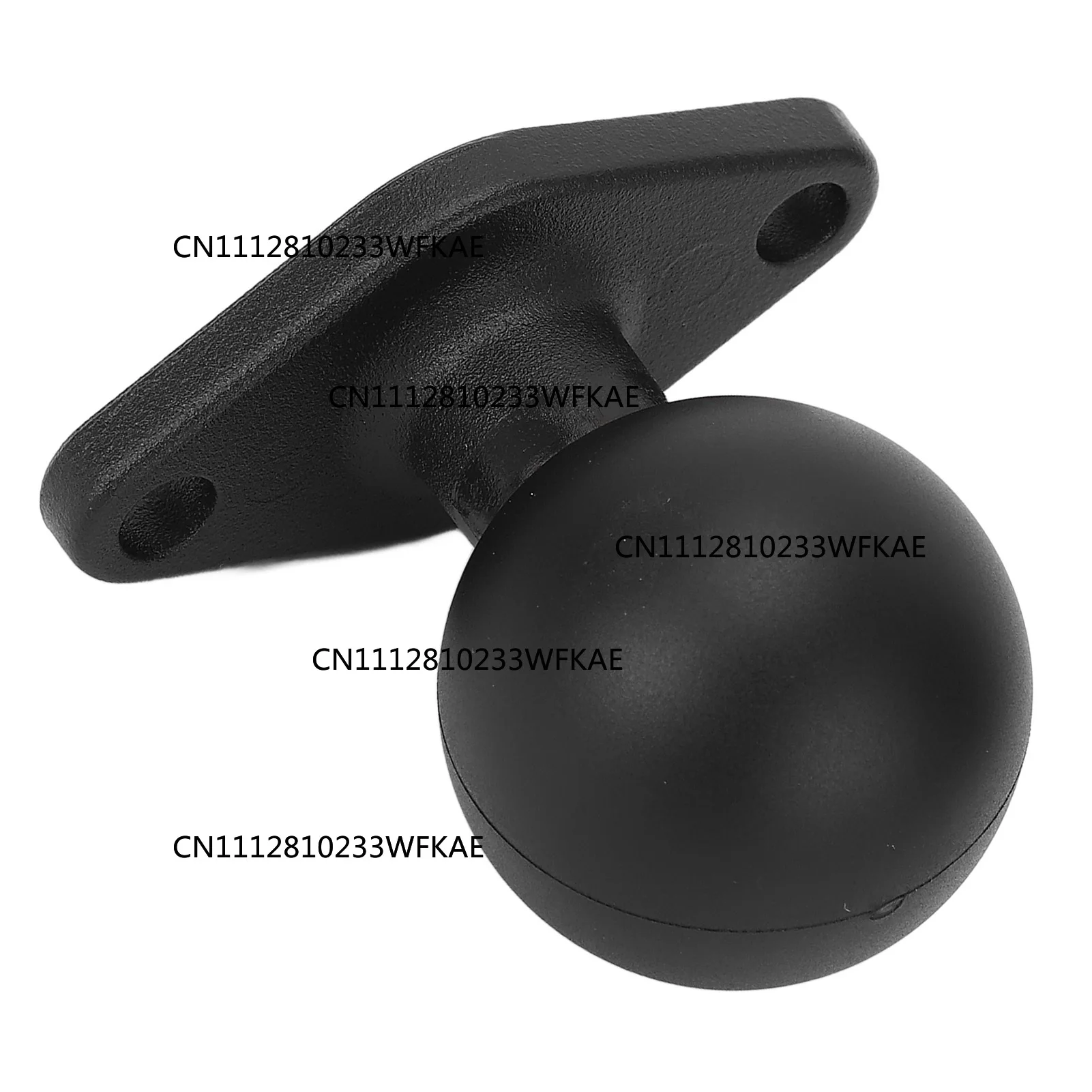 1.5in Ball Mount Base Anodized Aluminum Alloy Round Plate with C Size Double Socket Arm for RAM Mounts C Size Ball Mount Adapter
