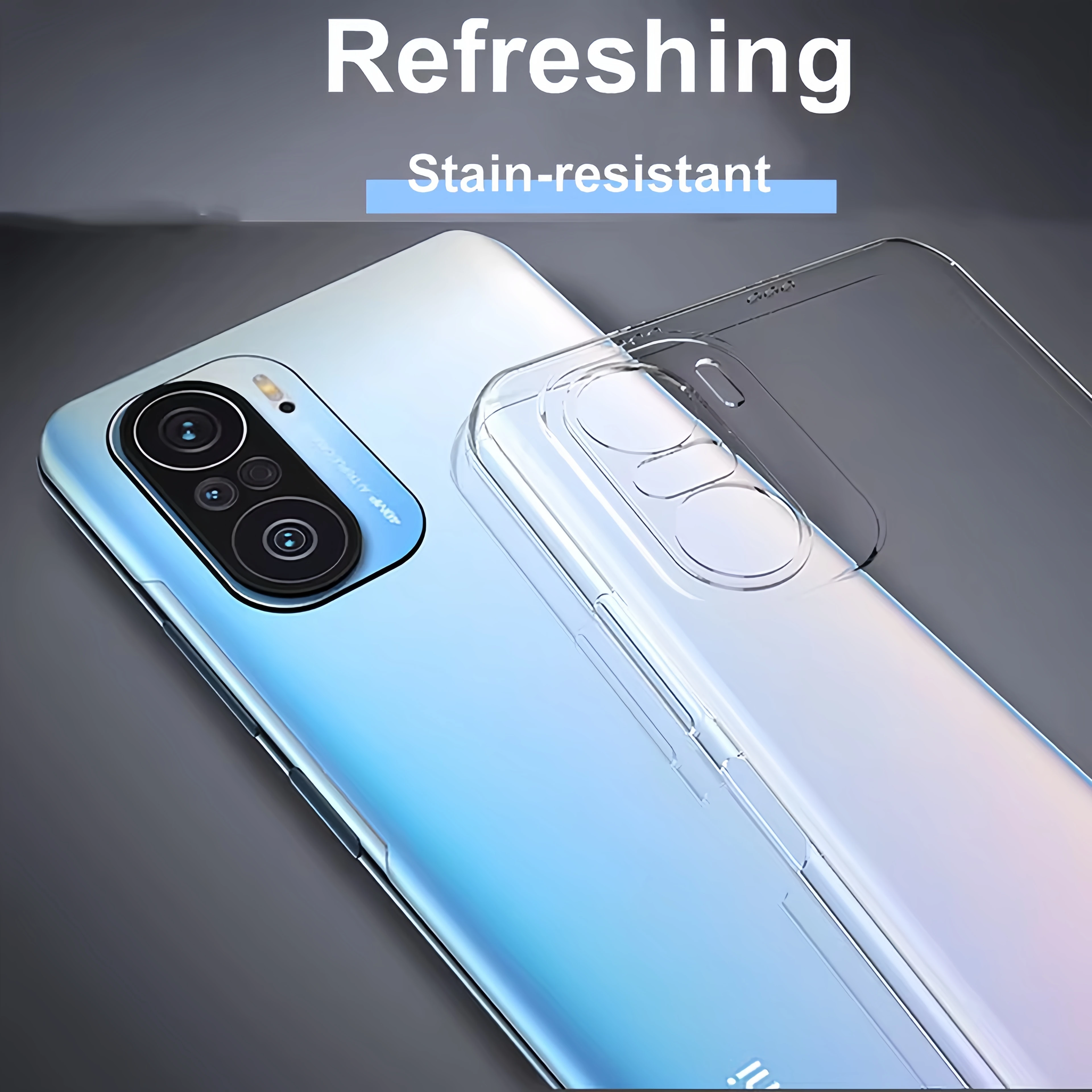 حافظة ناعمة رفيعة للغاية مقاومة للصدمات لهاتف Xiaomi Poco F7 C71 X7 M7 M6 F6 X6 X5 X4 X3 NFC GT Pro F5 حافظة شفافة من البولي يوريثان